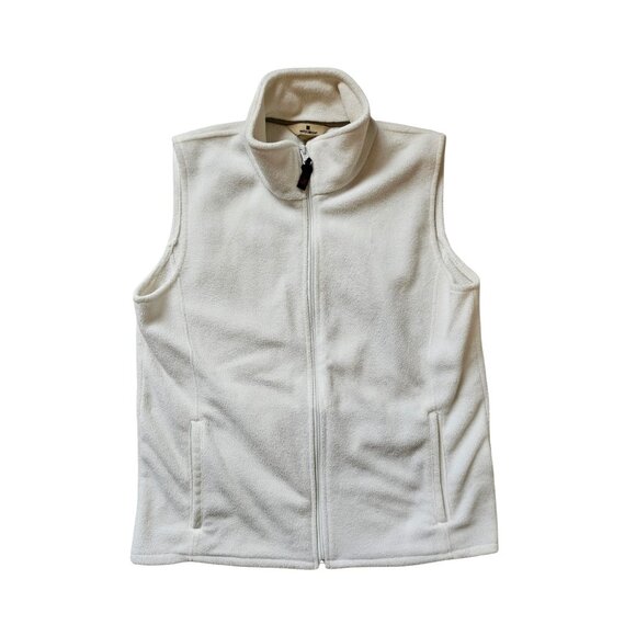 Woolrich Women's Fleece Vest – Size Medium – Winter White - Picture 1 of 4